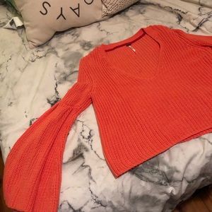 Free People Cropped Sweater